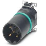 Flush-type connector, 5-position, Plug, straight, M12, B-coded, PCB mounting, SMD