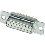 Conn D-Sub F 9 POS 1.37mm Solder ST Thru-Hole 9 Terminal 1 Port