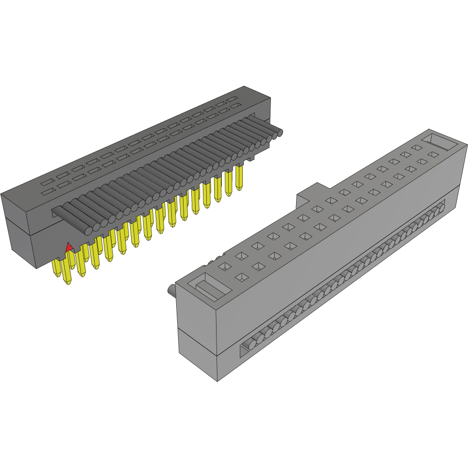 Samtec-FFMD-15-T-03.00-01-N-R Flachband Kabelbaugruppen Cable Assembly Flat Ribbon 0.07m 30AWG IDC Connector to 2(IDC Connector) 30 to 30 POS M-F/F IDT-IDT/IDT Bulk