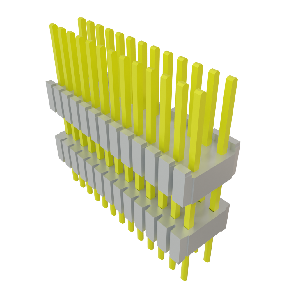 Samtec-DWM-13-55-G-D-310 Embases de raccordement et réceptacles PCB Conn Board Stacker HDR 26 POS 1.27mm Solder ST Thru-Hole Tube
