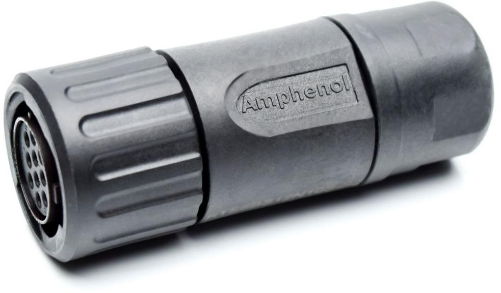 Amphenol-RTS6BS12N10S03 Steckverbinder, rund Conn Circular SKT 10 POS Crimp ST Cable Mount 10 Terminal 1 Port