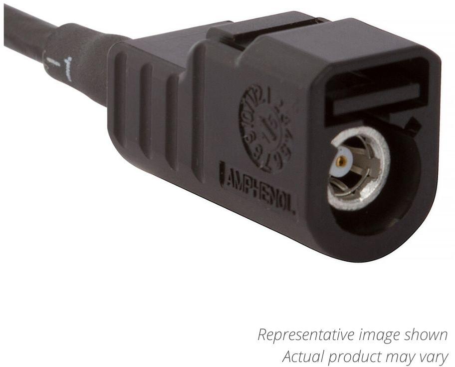 Amphenol RF-3FA1ENMSJ-C01ES RF-Steckverbinder Conn FAKRA 0Hz to 3GHz 50Ohm Solder ST Cable Mount RCP Gold