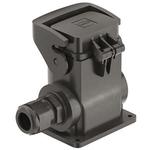 Surface Mount Housing 90° 6B Shell Size Glass Filled Nylon/Glass Filled Polyamide Single Lock Han-Eco®