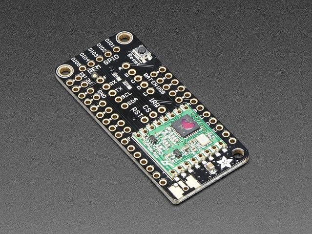 Adafruit Industries-3230 Kit e schede di sviluppo RF/Wireless RFM69HCW RF Transceiver Development Board