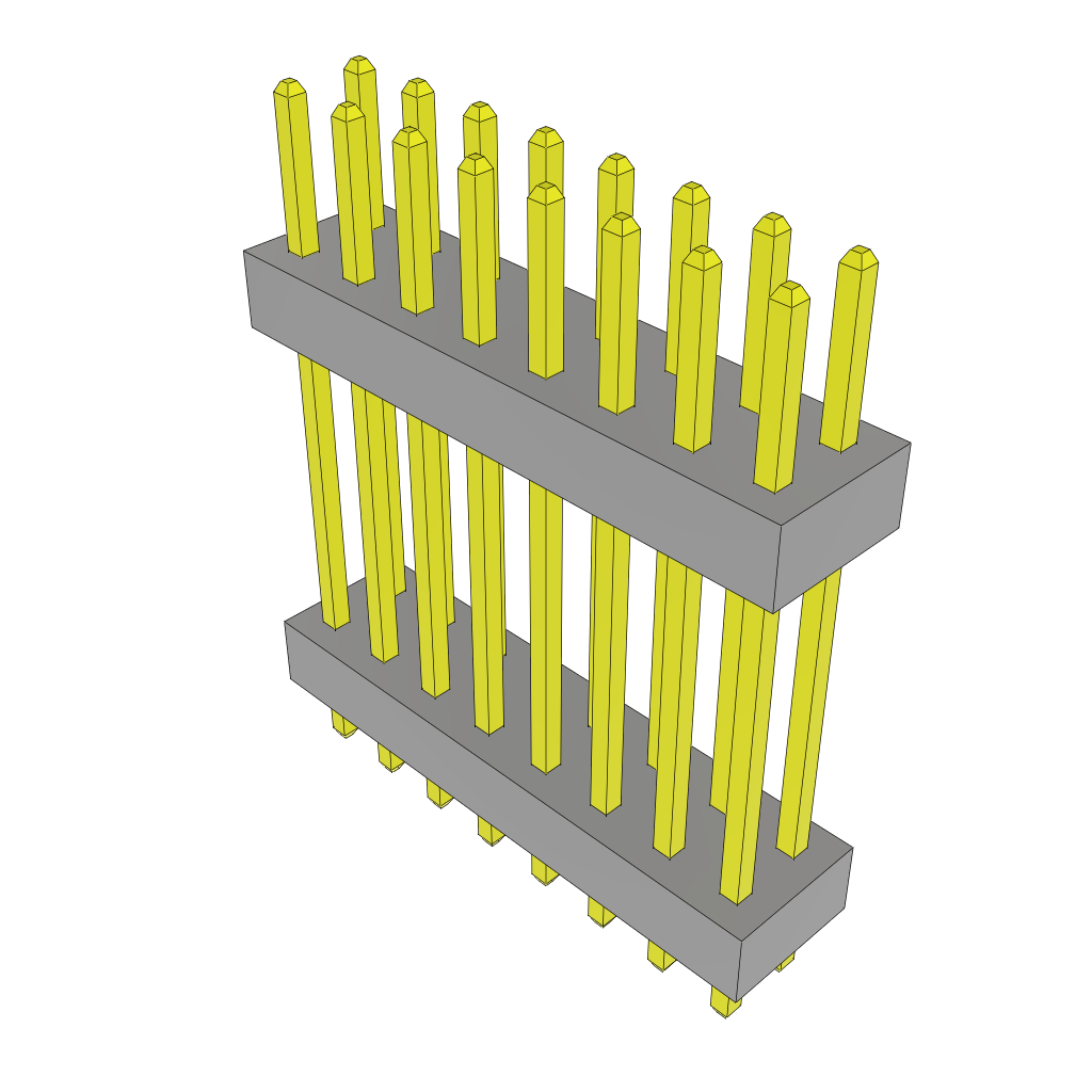 Samtec-TW-08-07-L-D-510-080 Steckverbinderleisten und Leiterplattenbuchsen Conn Board Stacker HDR 16 POS 2mm Solder ST Top Entry Thru-Hole Bulk