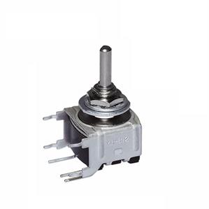 NKK Switches-MRB12H Switch Rotary Switch Rotary ON None ON SPDT 2 Flatted Shaft PC Pins 0.1A 28VAC 28VDC 0.4VA