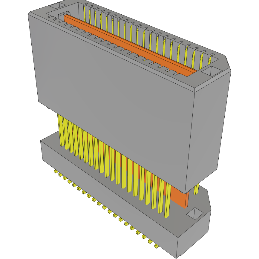 Samtec-QTE-020-05-L-D 连接器插头及 PCB 插座 Conn High Speed Micro Plane HDR 40 POS 0.8mm Solder ST Top Entry SMD Tray