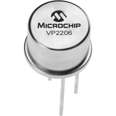 Microchip Technology-VP2206N2 MOSFETs Trans MOSFET P-CH Si 60V 0.75A 3-Pin TO-39 Bag