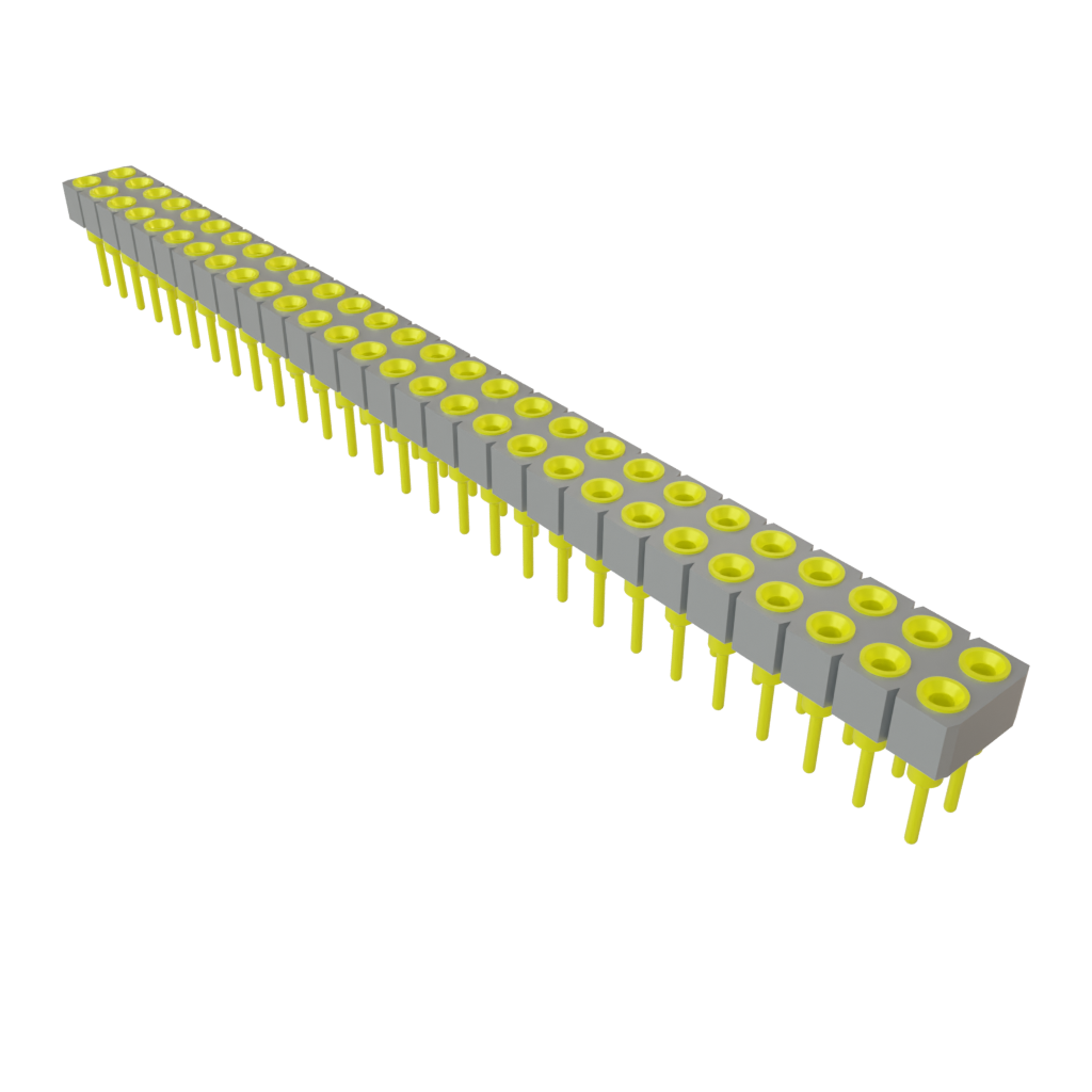Samtec-SD-128-G-2 Piastre connettori e prese PCB Conn Socket Strip SKT 56 POS 2.54mm Solder ST Top Entry Thru-Hole Tube
