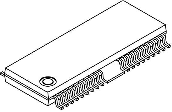 onsemi-LV4924VH-TLM-H Audio Amplifiers Audio Amp Speaker 2-CH Stereo 15W Class-D 38-Pin(36+2Tab) HSSOP EP T/R