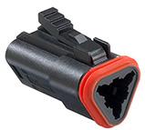 Molex-93445-2201 Gaine de câblage de raccordement discret Conn Housing PL 3 POS Crimp ST Cable Mount Black ML-XT™ Bag
