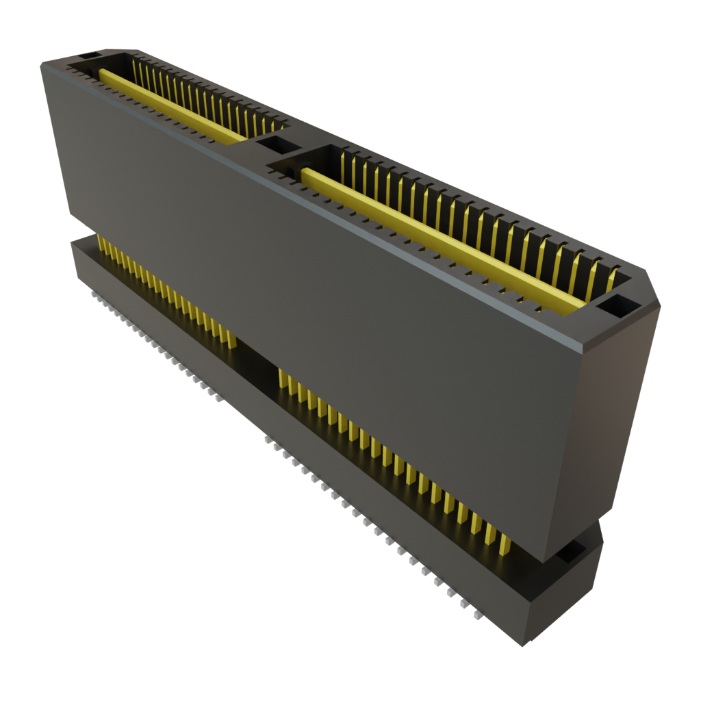 Samtec-QTE-040-04-F-D-A Steckverbinderleisten und Leiterplattenbuchsen Conn High Speed Micro Plane HDR 80 POS 0.8mm Solder ST Top Entry SMD Tray
