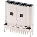 HDMI Plug Connector, 19 Pos, Straight