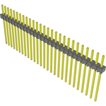 Conn Unshrouded Header HDR 27 POS 2.54mm Solder ST Top Entry Thru-Hole Bulk