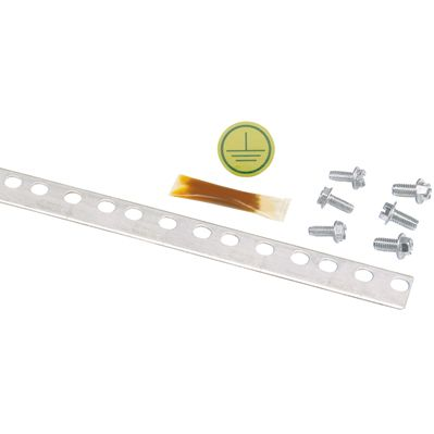Panduit-RGS134-1Y null Enclosures and Racks Accessories, Grounding Strip 78.65 Length .67 Width .05 Thickness Provided M6 X 12mm Thread-Forming Screws