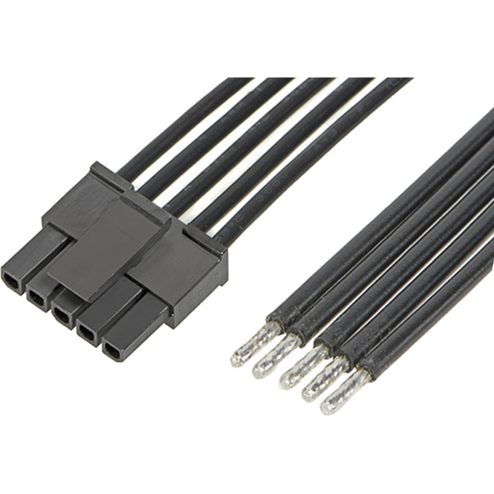 Molex-2147512052 Andere Kabelbaugruppen Cable Assembly UL 10002 0.3m 18AWG Wire to Board 5 POS F Crimp Bag