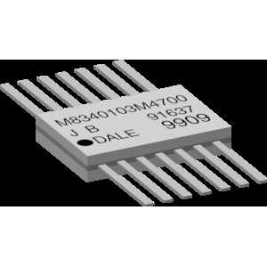 Vishay-M8340103K1002GAD05 Widerstandsnetzwerke und -Anordnungen Res Thick Film NET 10K Ohm 2% 0.35W ±100ppm/°C ISOL Ceramic 14-Pin Flat SMD Tube