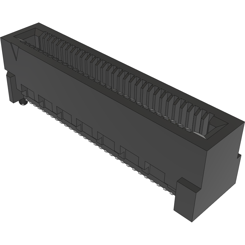 Samtec-HSEC8-130-01-L-DV-A 卡边连接器 Conn Card Edge SKT 60 POS 0.8mm Solder ST SMD EDGE RATE™ Tray