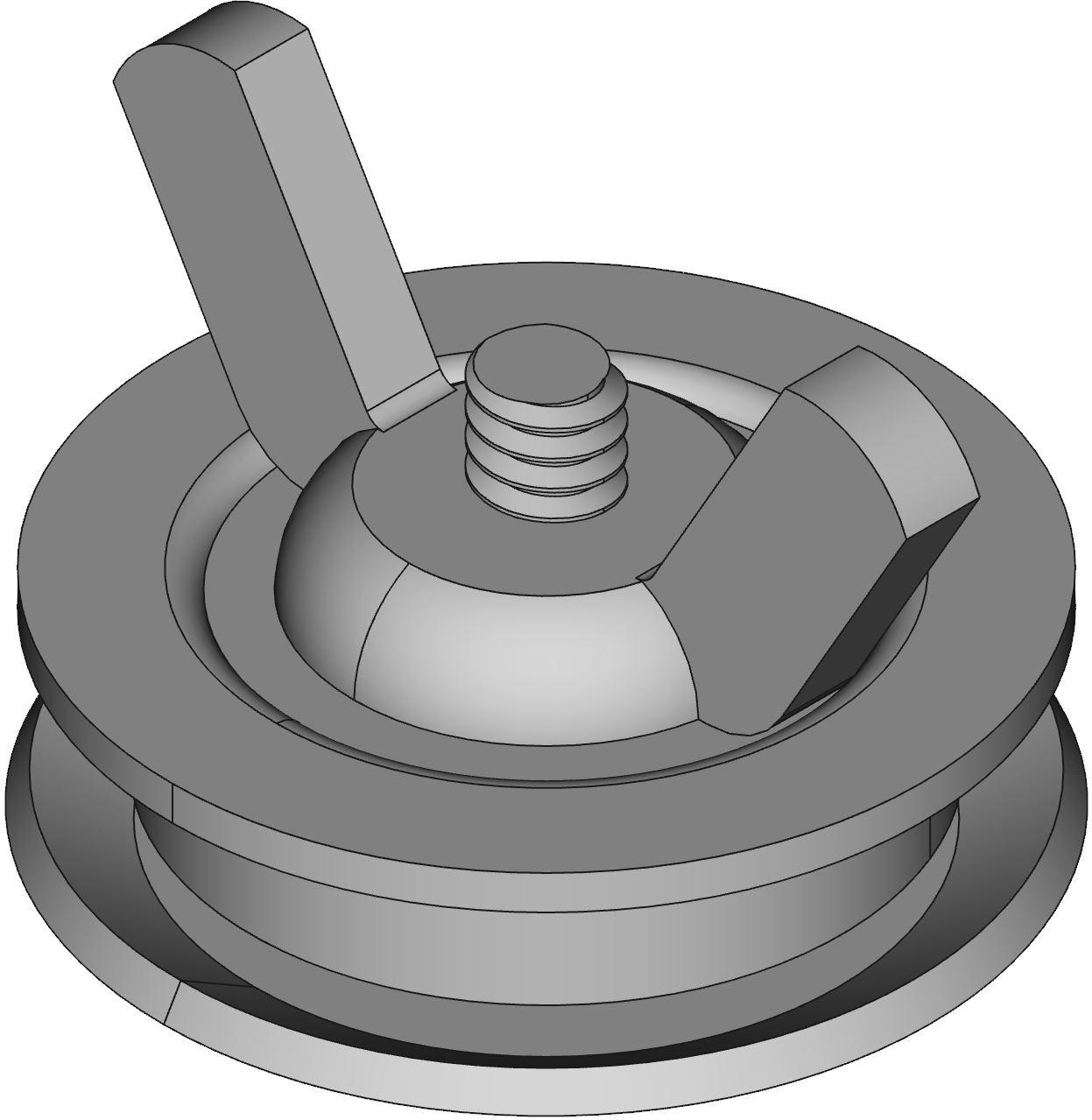 Hammond Manufacturing-HP22 Schalterzubehör Switch Access Round Hole Plug Push Button Switch
