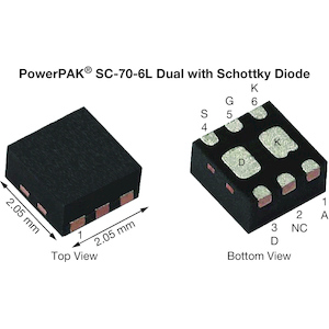 Vishay-SIA817EDJ-T1-GE3 MOSFETs Trans MOSFET P-CH 30V 4.5A 6-Pin PowerPAK SC-70 T/R
