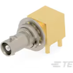 Conn HD-BNC 0Hz to 12GHz 75Ohm Solder RA Thru-Hole F Gold Over Nickel Over Copper Bag/Box