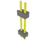 Conn Board Stacker HDR 2 POS 2.54mm Solder ST Thru-Hole Bulk