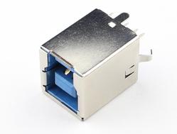 Assmann WSW components, Inc-A-USB3 B-TOP Connector USB USB3.0 style B, female, top entry, THT, 9pin 1,5A, contact length 2,90mm