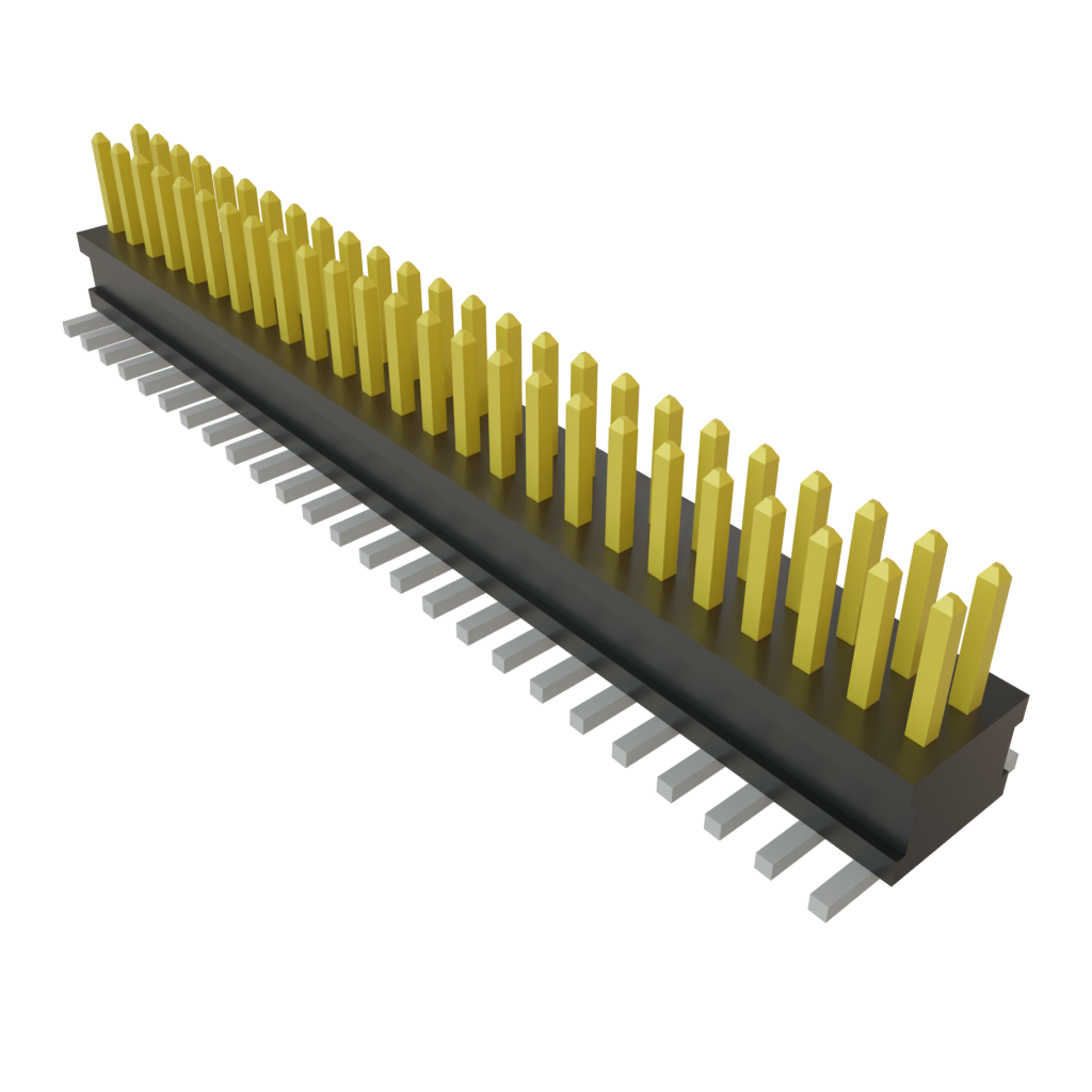 Samtec-FTSH-125-01-F-DV-A 连接器插头及 PCB 插座 Conn Unshrouded Header HDR 50 POS 1.27mm Solder ST Top Entry SMD TIGER CLAW™ Tube