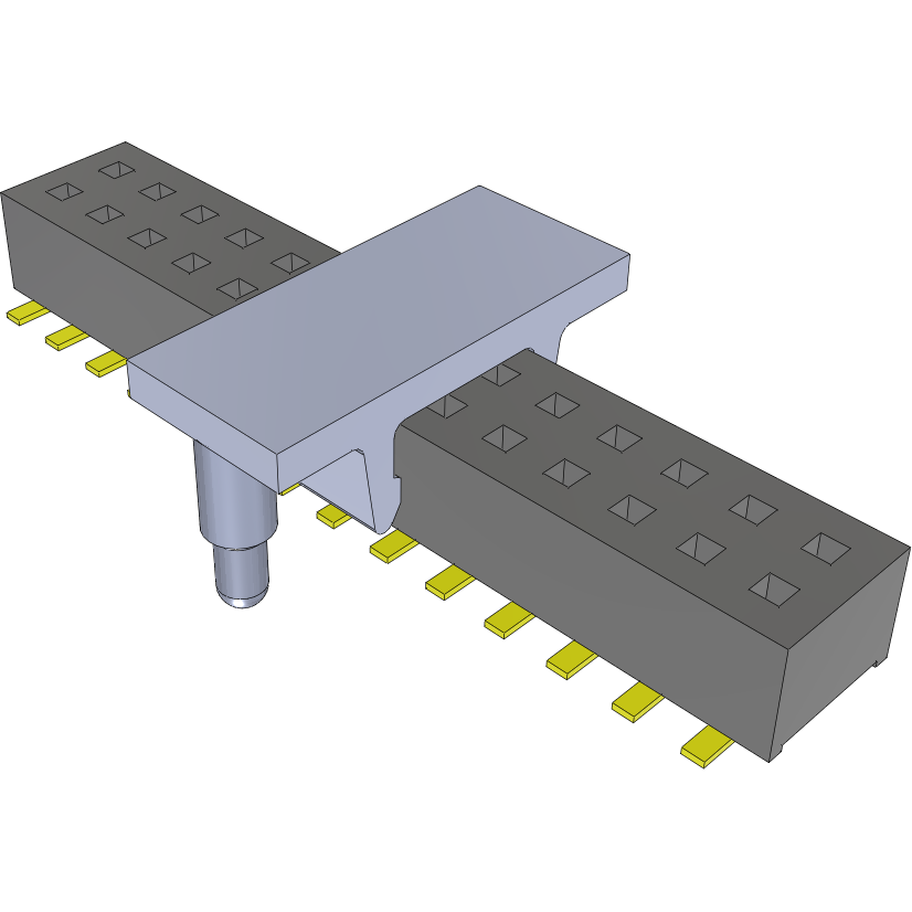 Samtec-CLP-114-02-G-D-PA-TR Steckverbinderleisten und Leiterplattenbuchsen Conn Socket Strip SKT 28 POS 1.27mm Solder ST Top Entry SMD TIGER CLAW™ T/R