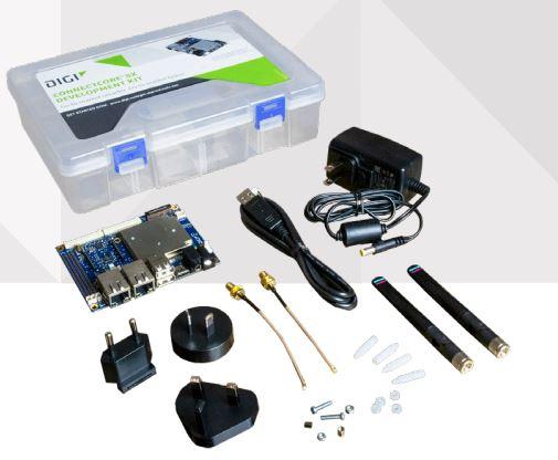 Digi International-CC-WMX8-KIT Cartes et kits de développement de systèmes intégrés I.MX 8X System on Module - SOM Development Kit 264MHz/1000MHz CPU 2GB RAM 16GB eMMC Flash Android/Linux