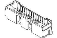 Molex-5054051270 Steckverbinderleisten und Leiterplattenbuchsen Conn Shrouded Header (4 Sides) RCP 12 POS 1.5mm Solder ST SMD CLIK-Mate T/R