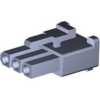 Molex-0015311032 Einzeladersteckverbinder, Gehäuse Conn Housing F 3 POS 4.8mm Crimp ST Cable Mount Bag
