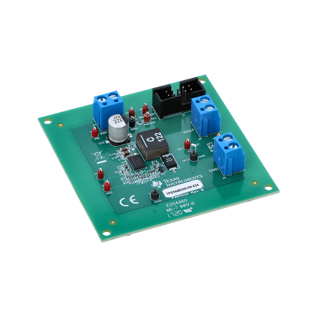 Texas Instruments-TPS544B20EVM-634 Energiemanagement, Entwicklungsplatinen und -kits TPS544B20 DC to DC Converter and Switching Regulator Chip 1V Output Evaluation Board