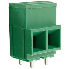 CamdenBoss Ltd-CTBP77VP/2 Bloques terminales del conector Conn Power Terminal Block 2 POS 10.16mm Screw/Solder RA Thru-Hole 52A