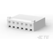 TE Connectivity-647402-6 Einzeladersteckverbinder, Gehäuse Conn Housing RCP 6 POS 3.96mm Crimp ST Cable Mount Natural Package