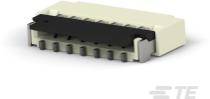 TE Connectivity-1-2328724-3 FFC-FPC 连接器 Conn FPC Connector SKT 13 POS 0.3mm Solder RA SMD T/R