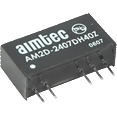 Aimtec-AM2D-2405DH40Z 直流-直流转换器和开关式调节器模块 Module DC-DC 24VIN 2-OUT -5V/5V -0.2A/0.2A 2W 5-Pin SIP Module Bulk
