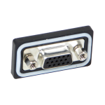 Conn D-Sub SKT 15 POS Solder Cup ST Panel Mount 15 Terminal 1 Port