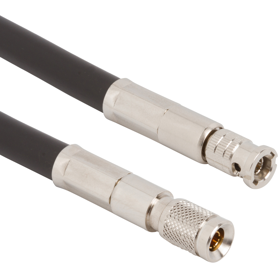 Amphenol RF-095-850-157-072 Kabelbaugruppen Koaxial HD-BNC Straight Plug to 1.0/2.3 Straight Plug on Belden 1694A 72 inches