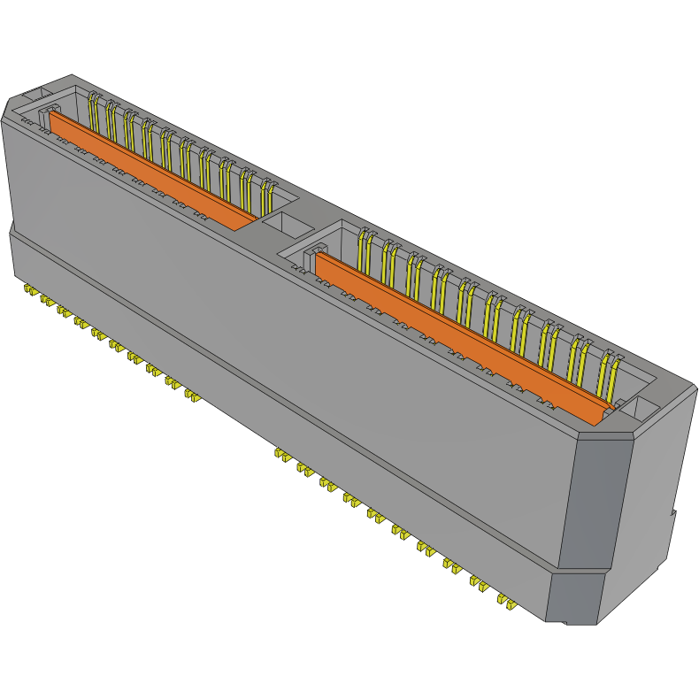 Samtec-QTH-040-03-C-D-DP-A Cabezales del conector y receptáculos PCB Conn Micro High Speed Terminal Strip HDR 80 POS 0.5mm Solder ST Top Entry SMD Tray