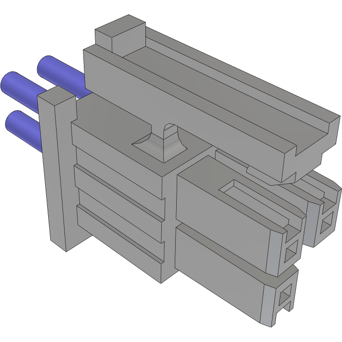 Samtec-MMSDT-02-20-F-03.00-S-P Cable Assembly AC Power Cable Assembly 0.076m Power 4 POS SKT Crimp 20AWG