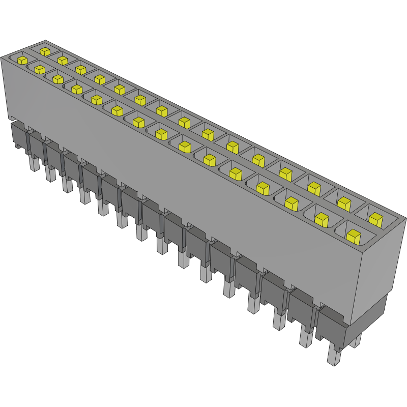 Samtec-IPT1-115-02-L-D Steckverbinderleisten und Leiterplattenbuchsen Conn Wire to Board HDR 30 POS 2.54mm Solder ST Top Entry Thru-Hole Mini Mate® Tube