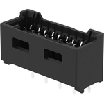 1.50mm Pitch, CLIK-Mate PCB Receptacle, Single Row, ThroughHole, Vertical, Tin Plating, Positive Lock,without Peg, 9 Circuits, Black