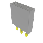 Conn Socket Strip SKT 3 POS 2.54mm Solder ST Top Entry Thru-Hole Bulk