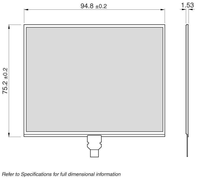 Sharp-LS044Q7DH01 Modules TFT 4.4in LCD Monitor QVGA without Touchscreen 320x240Pixels