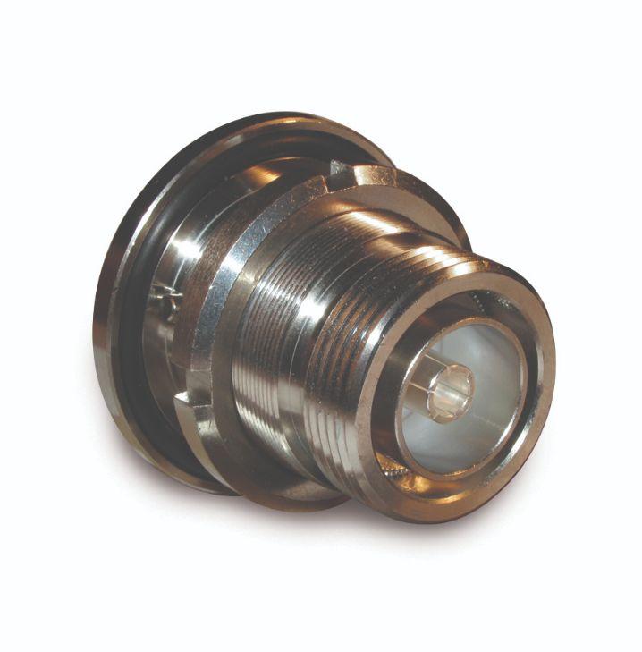 Amphenol RF-272174 射频连接器 Conn 7/16 Adapter 0Hz to 7.5GHz 50Ohm ST Panel Mount RCP/RCP Silver