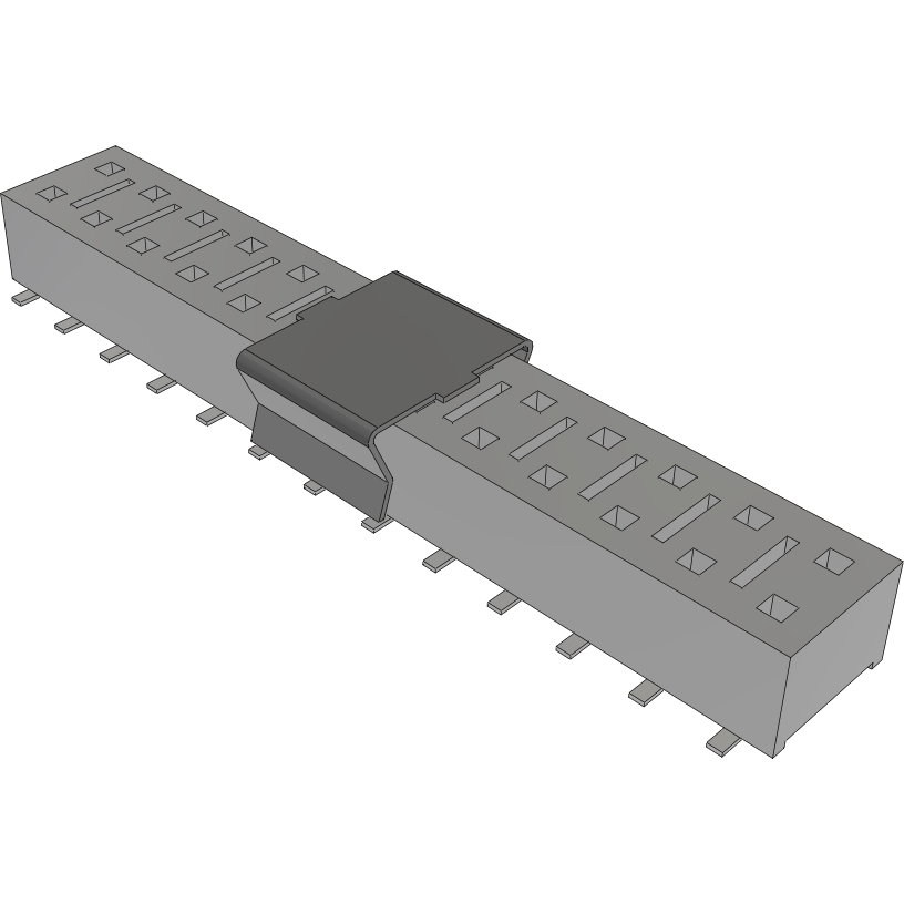 Samtec-HLE-113-02-S-DV-P Steckverbinderleisten und Leiterplattenbuchsen Conn Socket Strip SKT 26 POS 2.54mm Solder ST SMD Tube