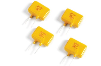 Littelfuse-600R150-RAF PTC Resettable Fuses PTC Resettable Fuse 0.15A(hold) 0.3A(trip) 60VDC 3A 1W 4s 7Ohm Radial 9 X 4.6 X 12.5mm Bulk