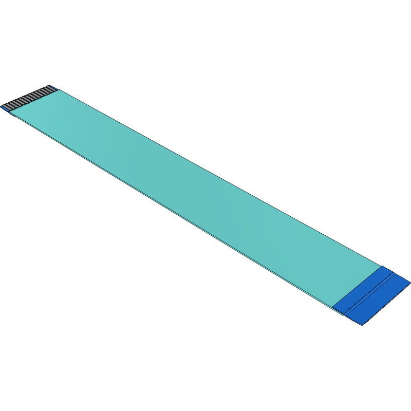 Samtec-FJ-15-R-04.00-4 Flachband Kabelbaugruppen Cable Assembly 0.1m 1mm 15 to 15POS FFC to FFC Bulk