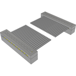 Cable Assembly 0.05m 28AWG 1mm 20 to 20 POS IDC Connector to IDC Connector F-F TIGER EYE™ Bulk